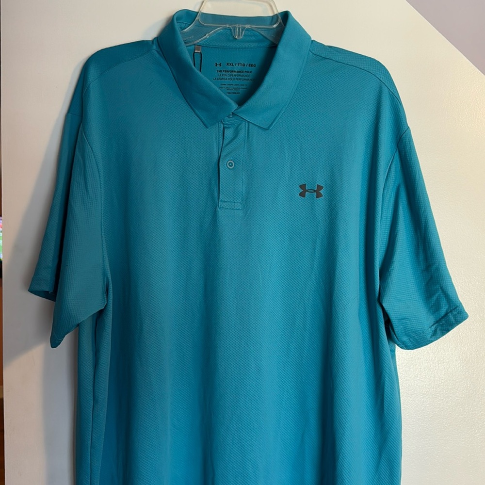 Under Armour nwt aqua polo xxl
